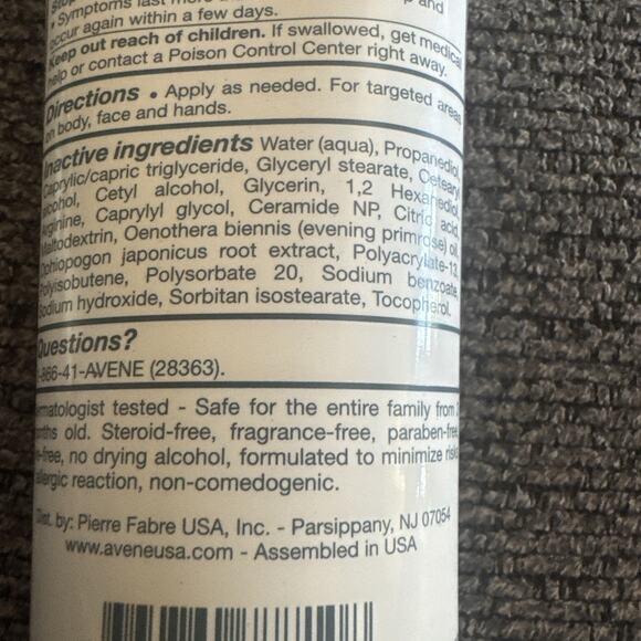 Avene Xeracalm Eczema Calming Relief Balm 100ml EXP 10/26 - Picture 4 of 5